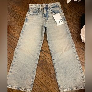 Zara girls straight fit jeans